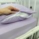 Постільна білизна сатинова для матраца 120х60 см Oh My Kids "Purple"