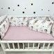 Бортики зі зйомними наволочками для дівчинки Oh My Kids "Феєчки" 6 шт
