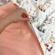 Комплект в кроватку постельное белье+бортики Oh My Kids "Зайчики Лисички" персиковый