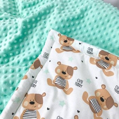 Плед для новонародженого 100х80 см Oh My Kids &laquo;Teddy Bear&raquo; сезон осінь-весна
My Kids "Teddy Bear" сезон осінь-весна