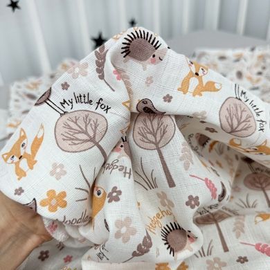 Комплект муслиновых пеленок 2 шт Oh My Kids &laquo;Foxes&raquo;