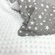 Плед у ліжечко Oh My Kids універсальний всесезонний "Gray Starfall"