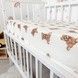 Дитяча муслінова постільна білизна у ліжко 120х60 см Oh My Kids "Bears" бежевий