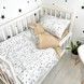 Постельное белье в детскую кровать 120х60 см Oh My Kids "Зайчики" беж