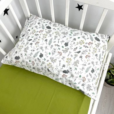 Постельное белье в кроватку 120х60 см Oh My Kids "Birds"