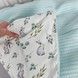 Конверт на виписку всесезонний Oh My Kids &laquo;Кролики&raquo; мʼятний