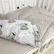 Конверт с утеплителем на выписку Oh My Kids &laquo;Мишки&raquo; сезон осень-зима-весна, серый