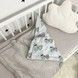 Конверт с утеплителем на выписку Oh My Kids &laquo;Мишки&raquo; сезон осень-зима-весна, серый