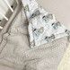 Конверт с утеплителем на выписку Oh My Kids &laquo;Мишки&raquo; сезон осень-зима-весна, серый