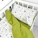 Постельное белье в кроватку 120х60 см Oh My Kids "Birds"