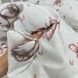 Тепла фланелева постільна білизна 120х60 см Oh My Kids "Ballerinas" пудровий