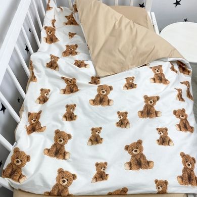 Детское постельное белье с бортиками в кроватку Oh My Kids "Мишки"