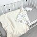 Плед для новонародженого Oh My Kids універсальний &laquo;Зайчики на лісовій галявині&raquo; сатин