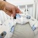 Тепла дитяча постільна білизна 120х60 см Oh My Kids "Ведмедики" блакитний