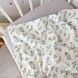 Дитячий конверт на виписку з тонким утеплювачем Oh My Kids "Mint Bunnies" мʼятний