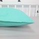 Подушка бавовна 1-3 роки 40х60 см + наволочка Oh My Kids, бірюзовий однотон