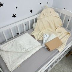 Подарочный комплект для новорожденного "Milk" молочный