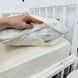 Натуральный комплект постельного белья 120х60 см с пододеяльником 120х90 см Oh My Kids Milk Dots ранфорс