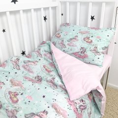 Дитяча постільна білизна в ліжечко Oh My Kids «Казкові єдиноріжки»