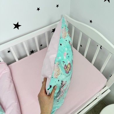 Дитяча постільна білизна в ліжечко Oh My Kids &laquo;Казкові єдиноріжки&raquo;