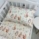 Постільна білизна у дитяче ліжечко 120х60 см Oh My Kids &laquo;Лисички Совенята&raquo; ранфорс
