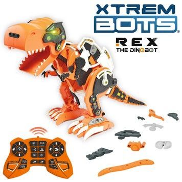 Роботизированная игрушка-конструктор Дино Рекс STEM