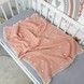 Мусліновий плед з мереживом 120х90 см Oh My Kids "Sweet Hearts"