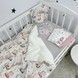 Подарунковий набір для новонародженого "Зайчики Лисички" молочний