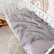 Натуральний конверт-ковдра на виписку зі зйомним утеплювачем Oh My Kids &laquo;Сірі Зірки&raquo; піке