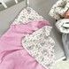 Махровое полотенце для девочки 70х70 см Oh My Kids "Зайчики" розовый