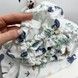 Сатиновая простыня в детскую кроватку 120х60 см Oh My Kids "Dino" мятная