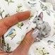 Всесезонний дитячий конверт-плед Oh My Kids "Зайчики" молочний