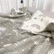Муслиновый плед 4х-слойный в коляску или кроватку Oh My Kids "Rainbow" серый