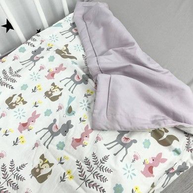 Детский плед из сатина Oh My Kids "Forest Animals"