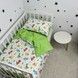 Постельное белье в кроватку 120х60 см для мальчика Oh My Kids &laquo;Динозаврики&raquo; зеленый