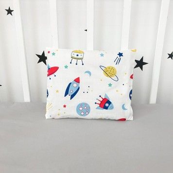Подушка в коляску Oh My Kids Ракеты 25х30 см