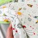 Натуральний дитячий плед 100х80 см для хлопчика Oh My Kids "Ракети" зелений