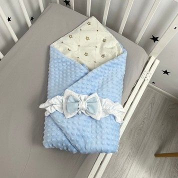 Конверт всесезонный для новорожденного Oh My Kids 100х80 см&laquo;Короны&raquo;