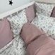 Сатиновый комплект в детскую кроватку Oh My Kids "Зайчики"