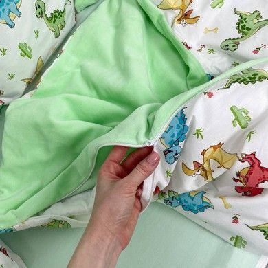 Набір у дитяче ліжечко 120х60 см Oh My Kids "Dino"