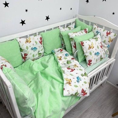 Набір у дитяче ліжечко 120х60 см Oh My Kids "Dino"
