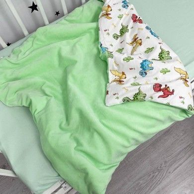 Набір у дитяче ліжечко 120х60 см Oh My Kids "Dino"