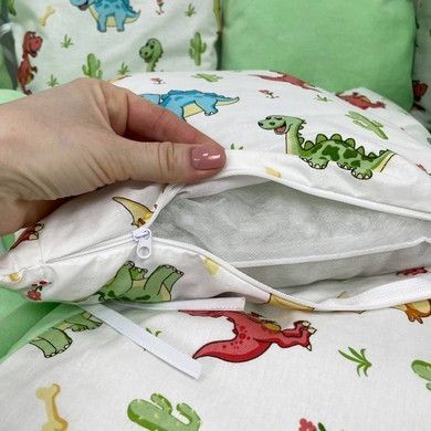 Набір у дитяче ліжечко 120х60 см Oh My Kids "Dino"