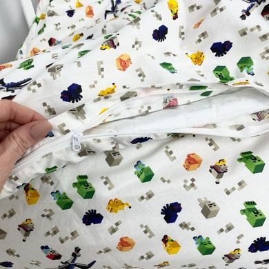 Дитяча постільна білизна для ліжка 120х60 см Oh My Kids &laquo;Майкрафт&raquo; 100% бавовна