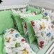 Набір у дитяче ліжечко 120х60 см Oh My Kids "Dino"