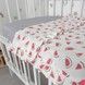 Конверт на выписку муслин с рюшами Oh My Kids "Арбушки" белый фон
