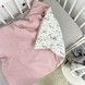Плед для дівчинки в ліжечко Oh My Kids "Зайчики" рожевий